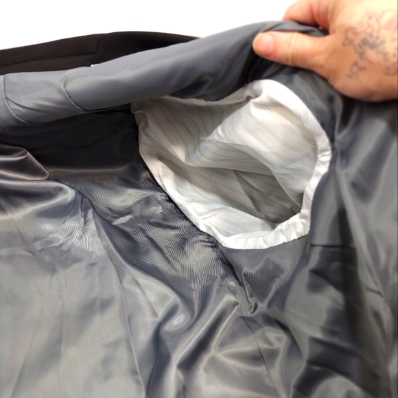 J.M. Haggar Black Classic Fit 48 Long Single Breast Premium Stretch Suit Jacket - Picture 14 of 15